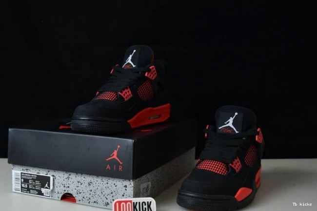 Rep TBK Jordan 4 Thunder CT8527-016 Red Air 0812
